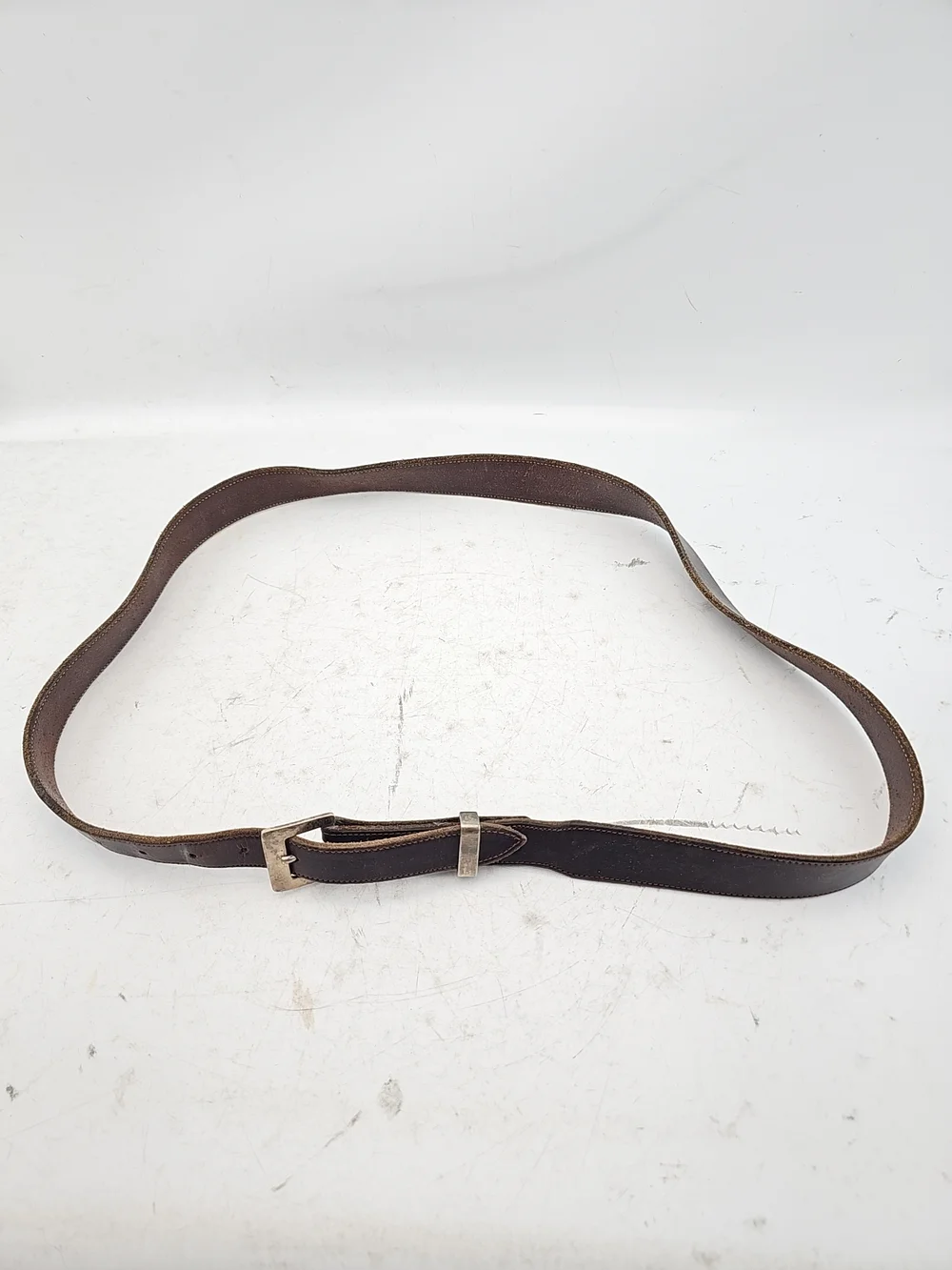 Santa Fe Brown Distressed Leather Western Belt